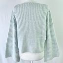 Lumière New  Bell Sleeve Sweater Light Blue Photo 8