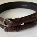 Oscar de la Renta  Vintage Double Buckle Leather Belt , M Photo 7