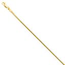 Tehrani Jewelry 14K real gold 1.6mm Franco RD Chain Photo 3