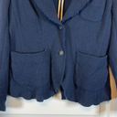 Rag and Bone  Bromley Blazer Navy Blue Merino Wool 2 Button Sweater Cardigan Medium Photo 2