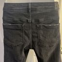 ZARA  Black Faded and Distressed 5-Pocket Skinny Jeans- Size 8 Photo 7