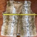 Capelli New York Women's Brown, white & black Faux Fur Vest - Size XL Photo 4