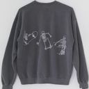 Urban Outfitters Project Social T Skateboard Skeletons Sweatshirt Photo 0