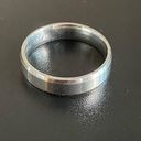 Edge Pre-owned silver carbide  ring size 12 Photo 1