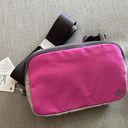 Lululemon Everywhere Belt Bag Pow Pink Light Lunar Rock Chrome- Pink & Gray Photo 0