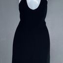 BCBGeneration Little Black Dress Sexy Leather Cut Out Mini Dress Womens XS Photo 6