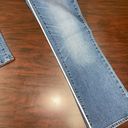 American Eagle Dark Wash Super Stretch Artist Cropped Denim Jeans Size 14 Short Photo 9
