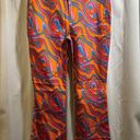 Dolls Kill  Another Girl Trippy Multi Print Cynthia Starr Swirl Flare Pants Photo 0