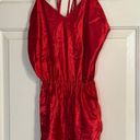 One Piece Large Red Fredricks Of Hollywood Lingerie Romper  Bodysuit Photo 2