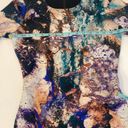 Hunter Bell  Abstract Splatter Stretchy Bodycon Dress EUC Sz S Multicolored Photo 9