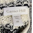 Garnet Hill  Artemis Sweater Organic Cotton Pullover Mockneck Knit Cream Black XS Photo 5