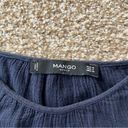 Mango Tank Top Cami Swing Sleeveless Top in Navy Size Small Photo 4