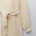 ZARA Chunky Wrap Front Knit Cardigan Photo 8