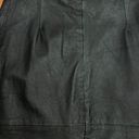 Comint Vintage  genuine black leather skirt. Size 11-12. Photo 2