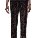 ZARA NWT  Bloggers Fav Sequined Black Trousers Photo 0