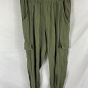 Naked Wardrobe  Green Cargo Jogger Pant Size Medium Photo 0