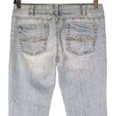 Silver Jeans  Aiko Western Glove Works Bootcut Flare Distressed Size 33/35 Photo 3