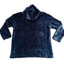 J.Jill ★ Women’s Cowl neck Velvet looking Sweater - Navy Blue ★ Photo 2