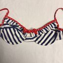 Forever 21  Red White and Blue Retro Nautical Pinup Style Bikini Top Small Photo 4