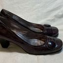 Ecco  Brown Marbled Heels Size 40 Photo 0