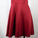 Charlotte Russe NWT Cranberry Toned Skater Style Dress with Open Back and Bow Detailing Photo 3