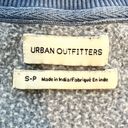 Urban Outfitters Reworked Vintage Plaid Flannel Cropped Sweatshirt Size S Photo 2