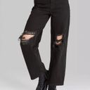 Wild Fable Highest Rise Baggy Jean Wide Leg Black Denim Y2K 90s Distressed Jeans Photo 1