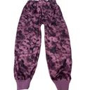 Out From Under Urban Outfitters Harem Jogger Pants Silky Drawstring Purple Tie Dye Photo 5