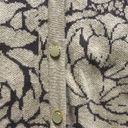 Isaac Mizrahi  Live! Cream Floral Cardigan XXS Photo 5