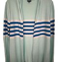 Talbots  blue stripe cardigan Photo 0