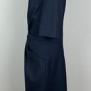 MM.LaFleur  Dress‎ Women 10 Navy Tilda Knee Length Pleated Sheath Pencil Business Photo 14