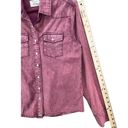 Kimes Ranch  Kaycee Shirt Womens M Wine Purple Pearl Snap Pockets Western Top Photo 9