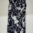 Emma & Michele NWT  Floral Black and White Dress Sz 8 Photo 0