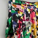 J.Crew  Silk Pleated Brushstroke Print Midi Skirt Photo 4