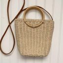 American Eagle  Straw Crossbody Purse Photo 1