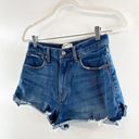 Abercrombie & Fitch  The Cutoff Shorts High Rise Curve Love Dark Wash Blue 26 / 2 Photo 6