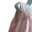 Westbound  Women Linen Blend Top XL Ombre Pink Square Neck Flowy Boho Festival Photo 4