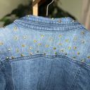 Lane Bryant  Gold Studded Denim Jacket in Size 18 Photo 8