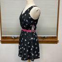 Marilyn Monroe  NWT Black Pink Dalmation Dog Print Pinup Sleeveless Dress Small Photo 8