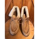 Ruff Hewn  Willow Women Size 9.5 M Booties Brown/Tan Sherpa cuff  3.5" Stacked He Photo 1