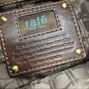 Twisted rafe New York Nubuck Leather Satchel Large  Handle Purse Handbag Beige Photo 6