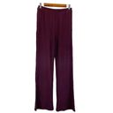 n:philanthropy NEW Revolve n: Philanthropy Womens M Reign Flare Leg Pull On Knit Pant Burgundy Photo 3