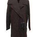 Andrew Marc Marc New York Mid-Length Brown Wool Coat. Size 6. NEW. Photo 0