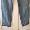 Pretty Little Thing  PLT High Waisted Split Hem Straight Leg Blue Jeans Size 24 Photo 2