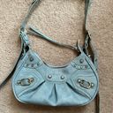 Y2K Denim Printer Shoulder Purse Photo 1