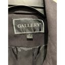 Gallery Vintage  Black Double-breasted Trenchcoat With Belt Size 12 Hong Kong Photo 1