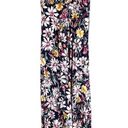 Loveappella  Floral Print Empire Waist Jersey Stretch Maxi Dress Size Small Photo 1