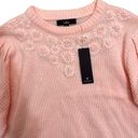 Petal Lulu’s  Warmed Up Blush Flower Stitch Sweater Photo 3