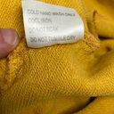 LF Los Angeles Distressed Cropped Hoodie Mustard Yellow Size S Small Photo 9