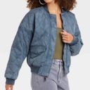 Universal Threads Universal Thread Faded Blue Quilted Jacket  Photo 0